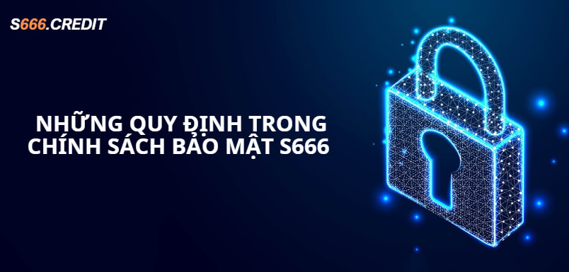 Những quy định trong Chính sách bảo mật S666 