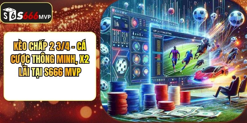 Kèo Chấp 2 3/4 - Cá Cược Thông Minh, X2 Lãi Tại S666